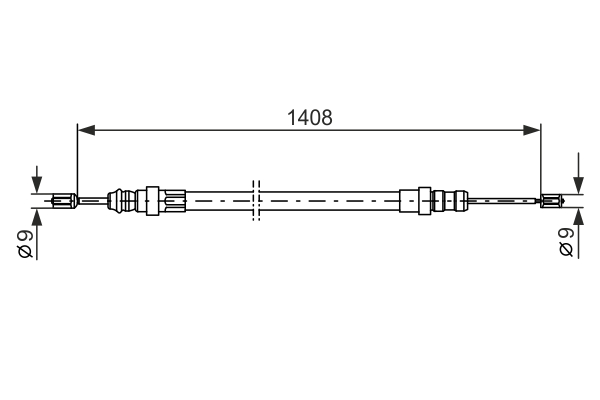 BOSCH 1 987 477 488 Cable,...