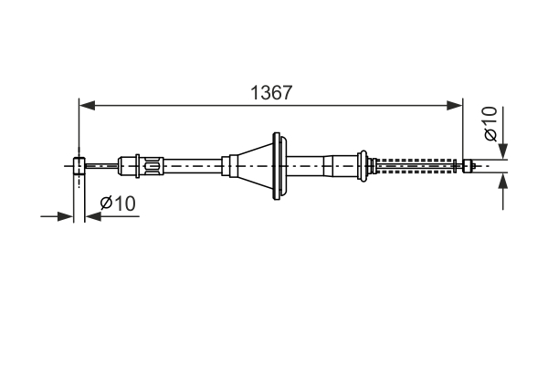 BOSCH 1 987 477 514 Cable,...