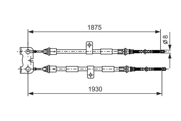 BOSCH 1 987 477 520 Cable,...