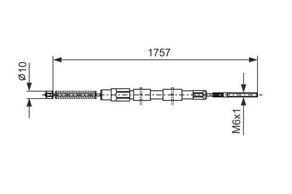 BOSCH 1 987 477 523 Cable,...