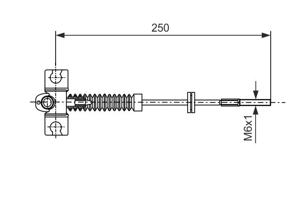 BOSCH 1 987 477 534 Cable,...