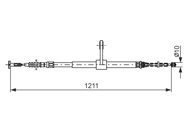 BOSCH 1 987 477 558 Cable,...