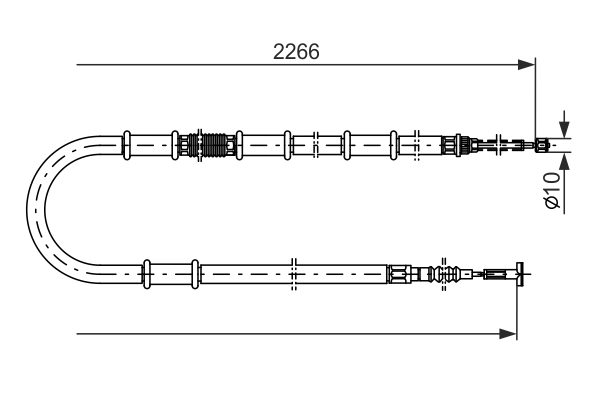 BOSCH 1 987 477 559 Cable,...