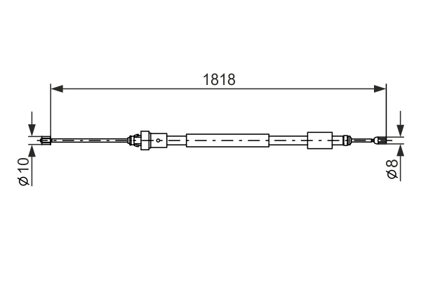 BOSCH 1 987 477 577 Cable,...