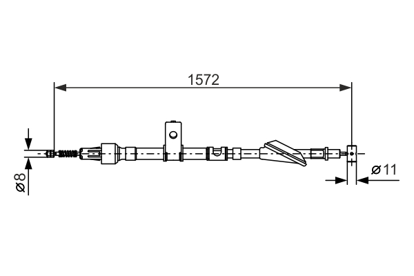 BOSCH 1 987 477 607 Cable,...