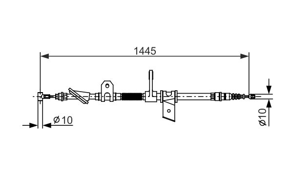 BOSCH 1 987 477 624 Cable,...