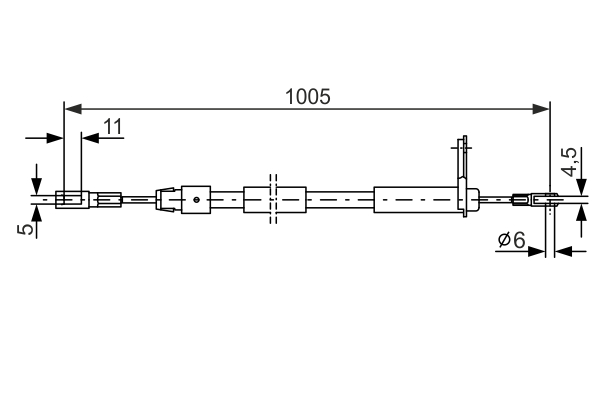 BOSCH 1 987 477 628 Cable,...