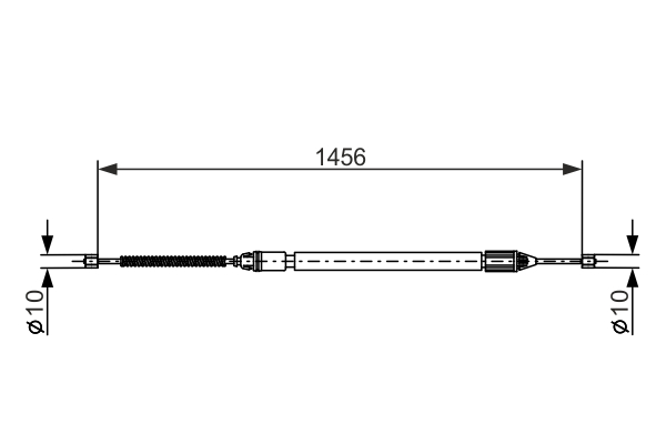 BOSCH 1 987 477 637 Cable,...