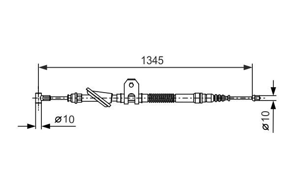 BOSCH 1 987 477 657 Cable,...