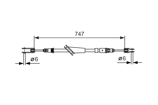 BOSCH 1 987 477 662 Cable,...