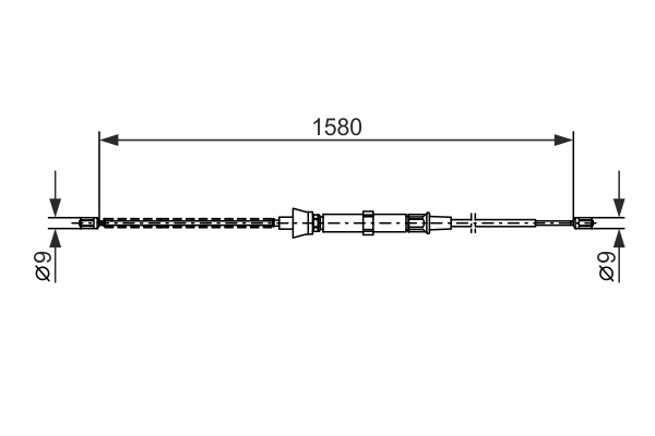 BOSCH 1 987 477 678 Cable,...