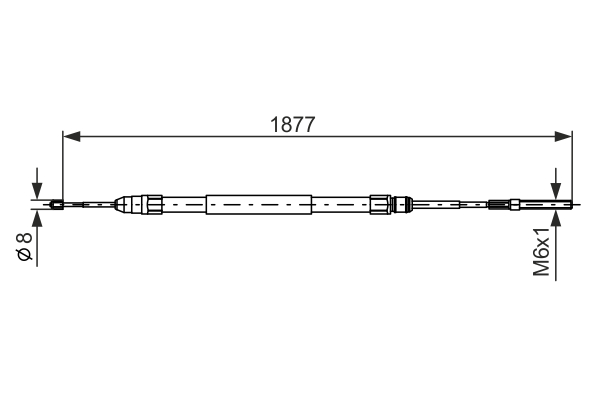 BOSCH 1 987 477 694 Cable,...