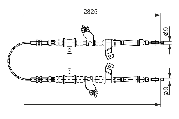 BOSCH 1 987 477 718 Cable,...