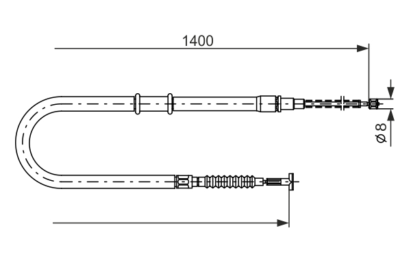 BOSCH 1 987 477 724 Cable,...