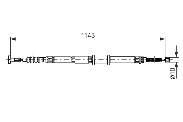 BOSCH 1 987 477 728 Cable,...