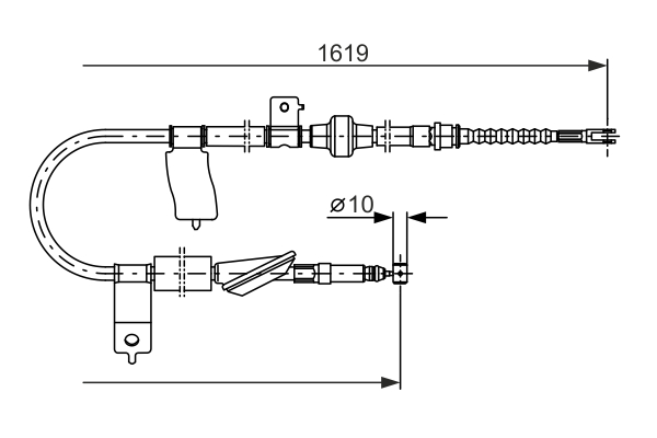 BOSCH 1 987 477 737 Cable,...