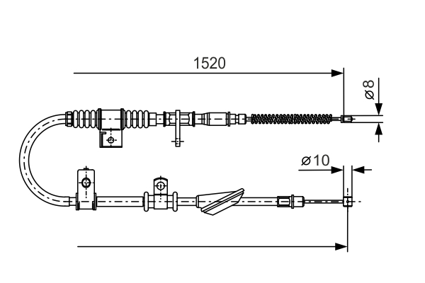 BOSCH 1 987 477 741 Cable,...