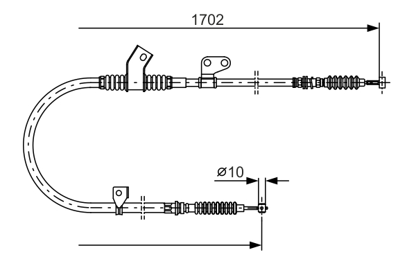 BOSCH 1 987 477 747 Cable,...