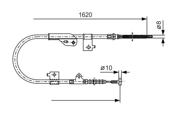 BOSCH 1 987 477 758 Cable,...