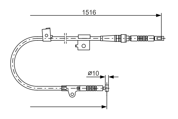 BOSCH 1 987 477 759 Cable,...