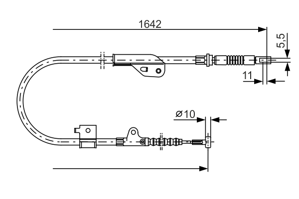 BOSCH 1 987 477 760 Cable,...