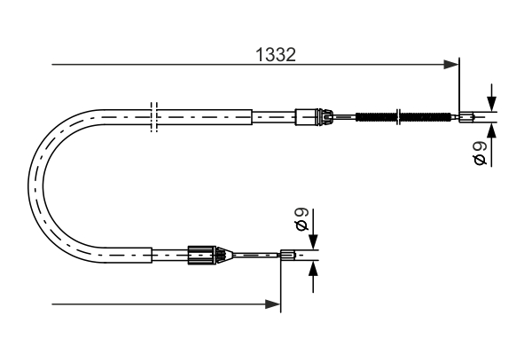 BOSCH 1 987 477 781 Cable,...