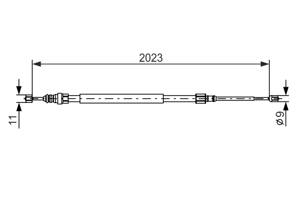 BOSCH 1 987 477 786 Cable,...