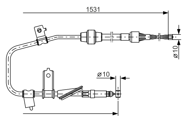 BOSCH 1 987 477 788 Cable,...