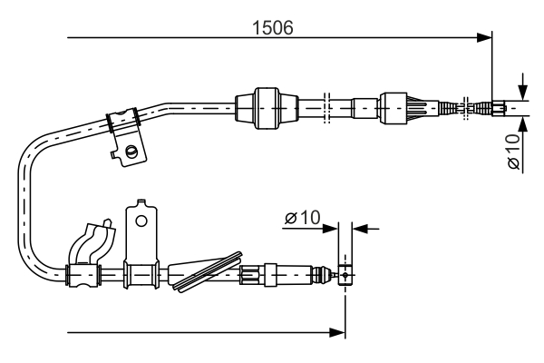 BOSCH 1 987 477 789 Cable,...