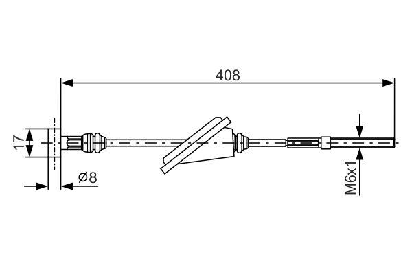 BOSCH 1 987 477 794 Cable,...