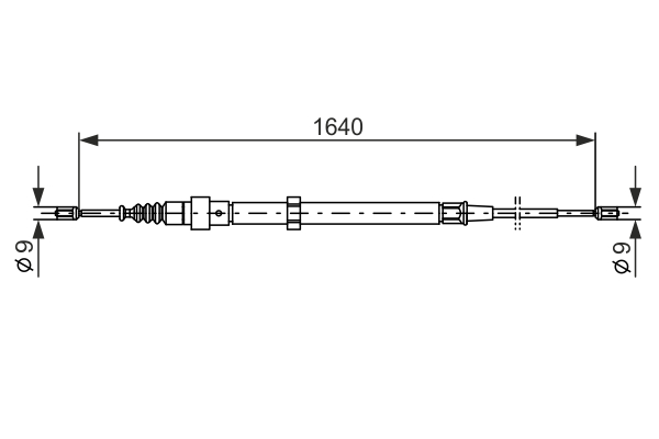 BOSCH 1 987 477 807 Cable,...