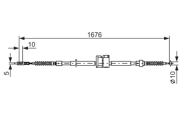 BOSCH 1 987 477 815 Cable,...