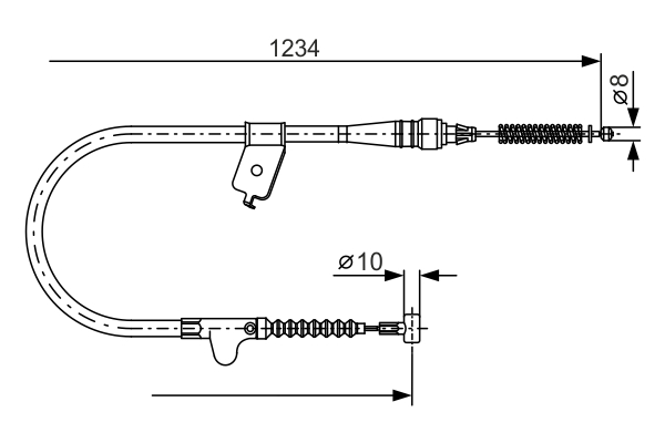 BOSCH 1 987 477 816 Cable,...