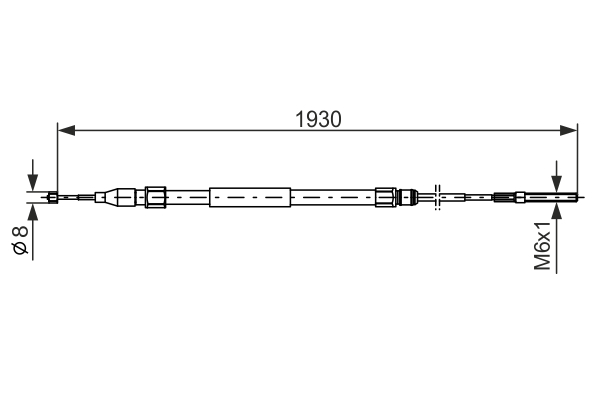 BOSCH 1 987 477 821 Cable,...