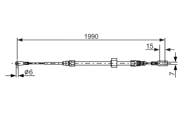 BOSCH 1 987 477 854 Tažné...