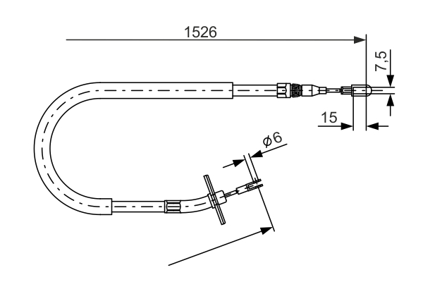 BOSCH 1 987 477 859 Cable,...