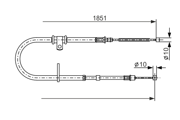 BOSCH 1 987 477 862 Cable,...