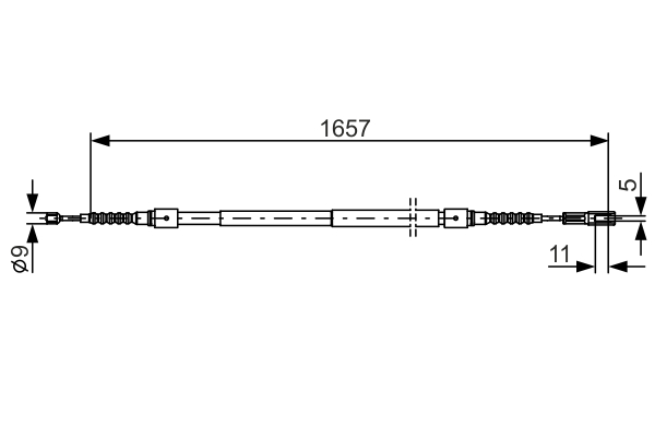 BOSCH 1 987 477 881 Cable,...