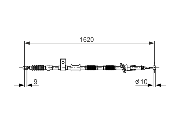 BOSCH 1 987 477 894 Cable,...