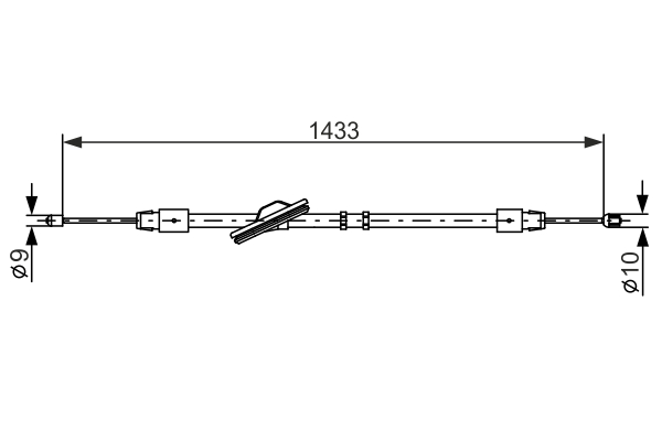 BOSCH 1 987 477 898 Cable,...