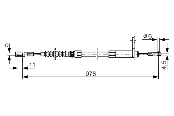 BOSCH 1 987 477 900 Cable,...