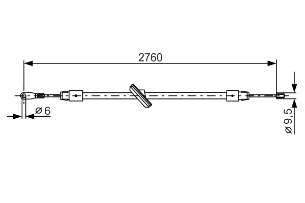 BOSCH 1 987 477 901 Cable,...