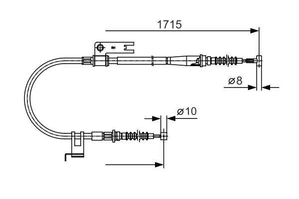 BOSCH 1 987 477 916 Cable,...