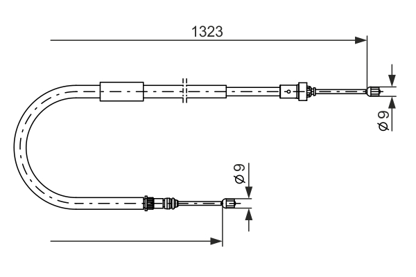 BOSCH 1 987 477 964 Cable,...