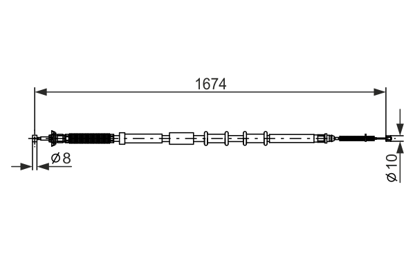 BOSCH 1 987 477 976 Cable,...