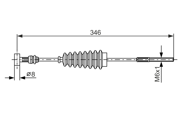 BOSCH 1 987 477 986 Cable,...