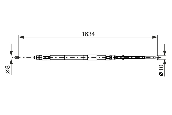 BOSCH 1 987 477 988 Cable,...