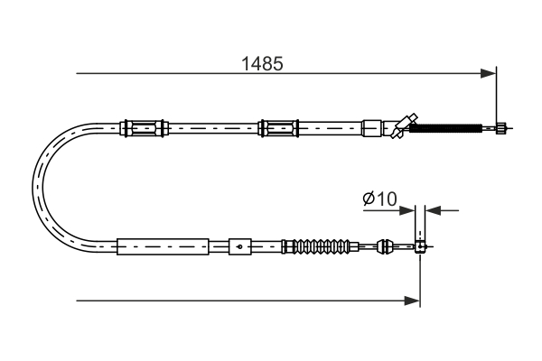 BOSCH 1 987 477 998 Cable,...