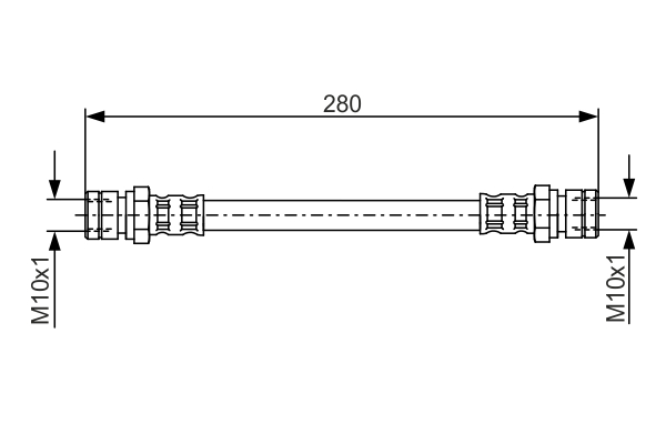 BOSCH 1 987 481 030 Brake Hose