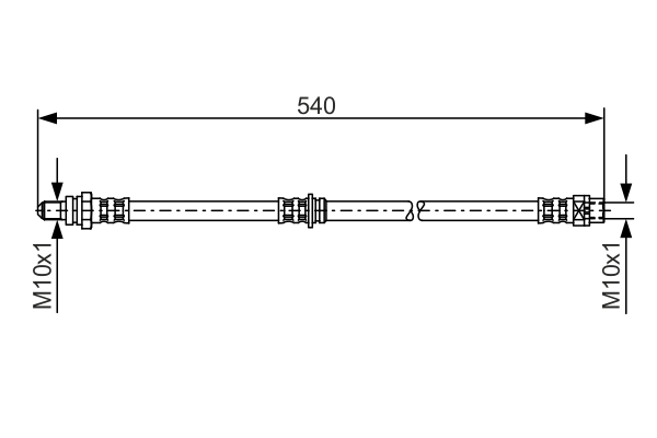 BOSCH 1 987 481 053 Flessibile del freno-Flessibile del freno-Ricambi Euro